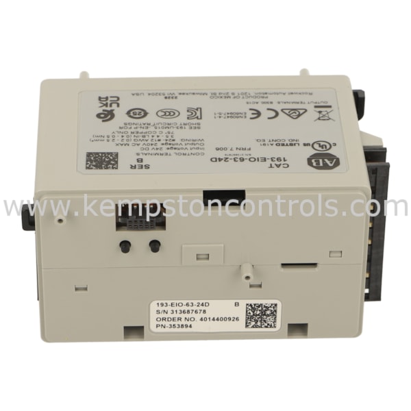 Allen Bradley 193EIO6324D OVERLOAD RELAY, ELECTRONIC, E300, E200