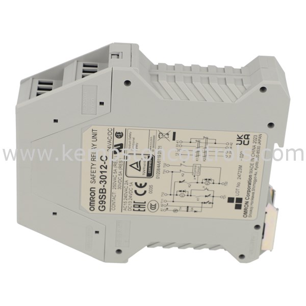Omron G9SB3012C AC/DC24 SAFETY RELAY UNIT, 3PST NO CATEGORY 4, SPST