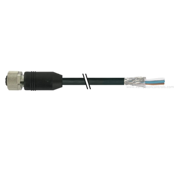 Baumer CAM12.A5-11230352 CONNECTOR CABLE, M12, FEMALE, STRAIGHT, 5 PIN ...
