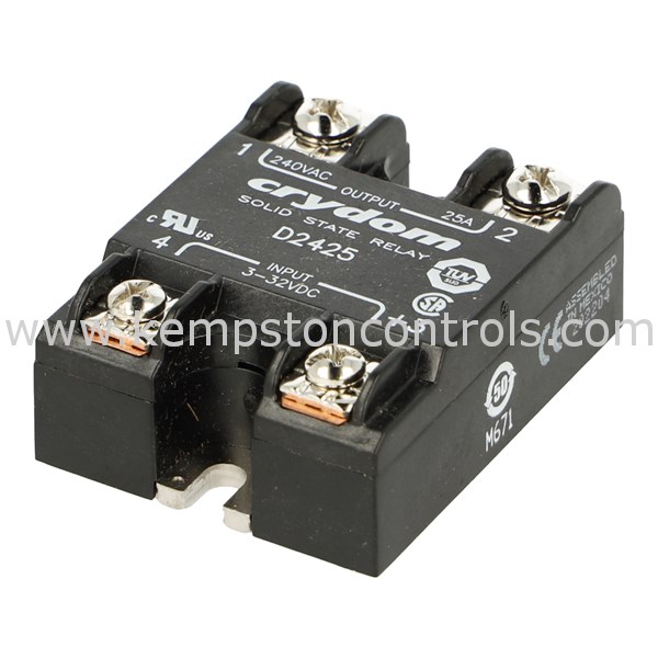 Crydom D2425 CRYDOM SOLID STATE RELAY, PANEL MOUNT, 0.0425A, 332VDC