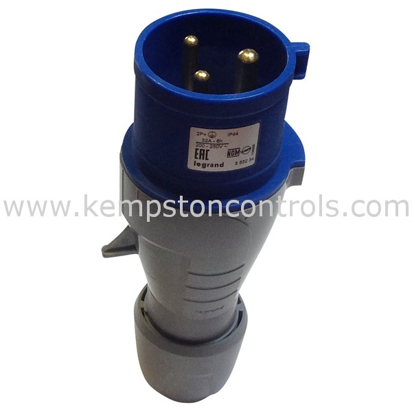 Presa Industriale Legrand 555234 – Spina Mobile Maschio 32A 2P+T IP44 Blu