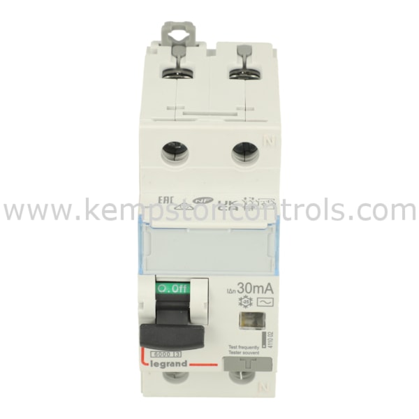 Legrand Power 411002 LEGRAND DX3 RCBO C16 SP+N 30MA AC | Kempston Controls