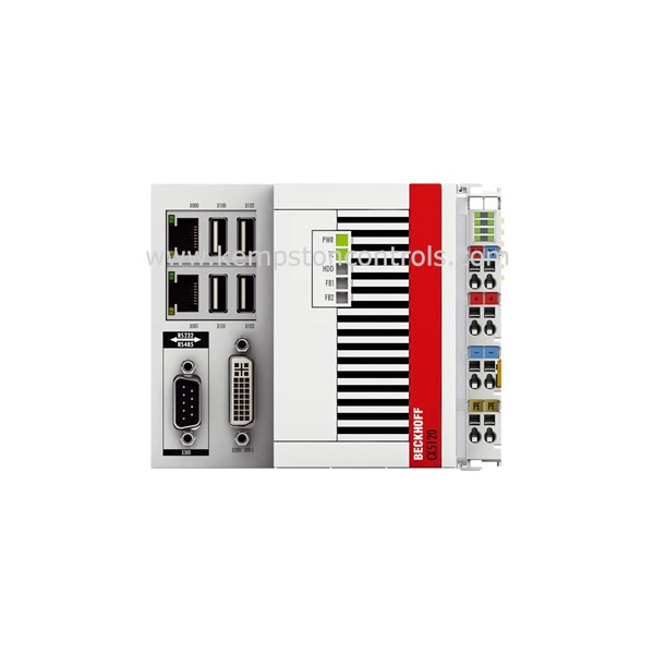 Beckhoff CX51200100 CX5120 EMBEDDED PC WITH INTEL ATOM® PROCESSOR, 2