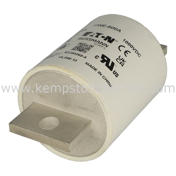 Bussmann FWE600A EV CHARGING STATION FUSE, 1000VDC, IEC/UL, 600A, AR, 60MM ROUND Kempston