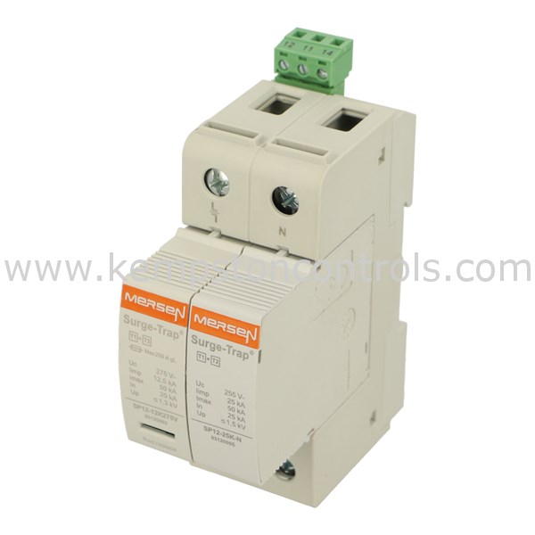 Mersen 83120115 SURGE TRAP PLUGGABLE SURGE PROTECTION TYPE 1+2 12.5